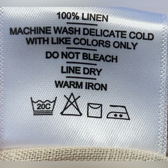 NEW American Giant Linen Pant, Elastic Waist & Pockets, Cropped, Creamy Beige, M - Picture 10 of 12